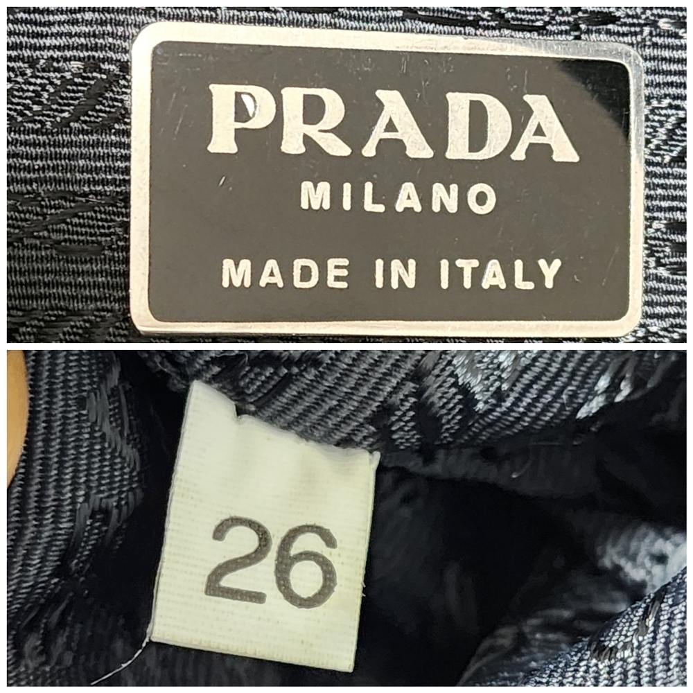 Prada Tessuto Messenger/Crossbody Bag Black - Picture 4 of 16